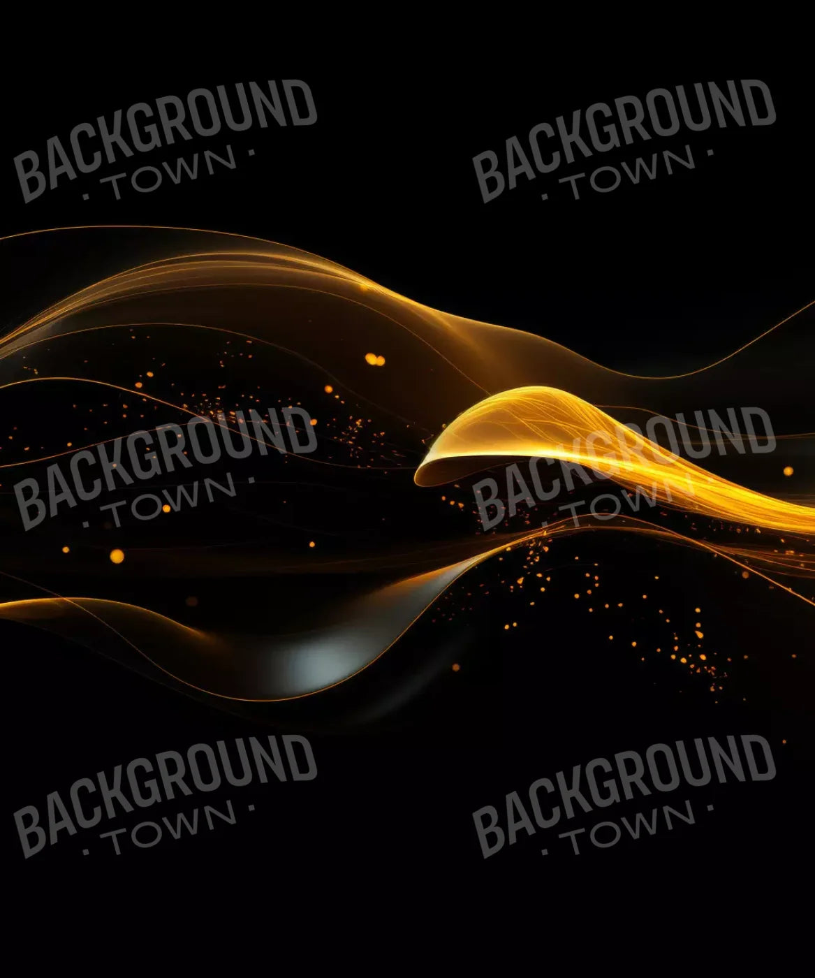 Black and Gold Backdrop for Photography
