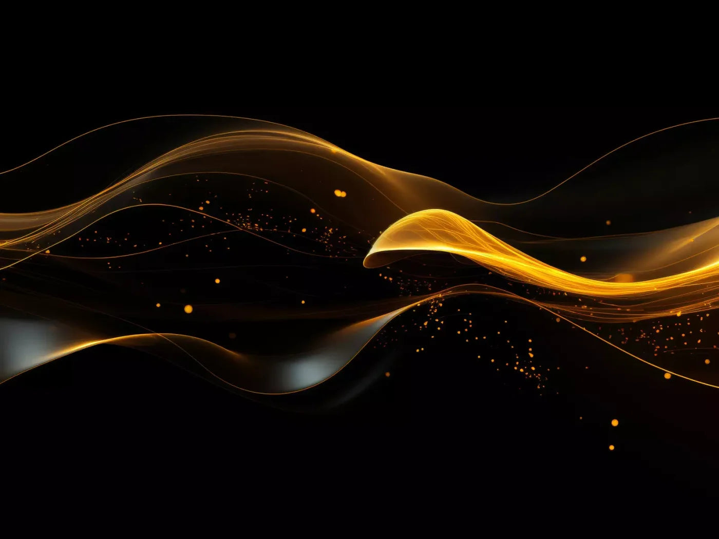 Golden Waves 8’X6’ Fleece (96 X 72 Inch) Backdrop