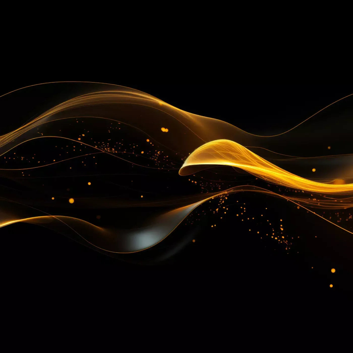 Golden Waves 8’X8’ Fleece (96 X Inch) Backdrop