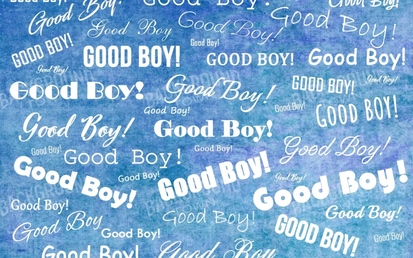 Good Boy! 8’x5’ UltraCloth (96 x 60 inch) Backdrop