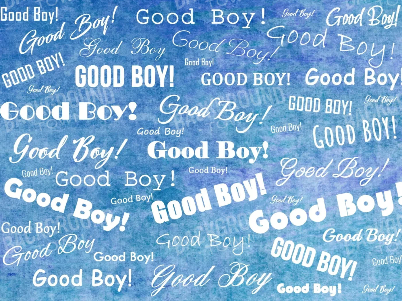 Good Boy! 8’x6’ Fleece (96 x 72 inch) Backdrop