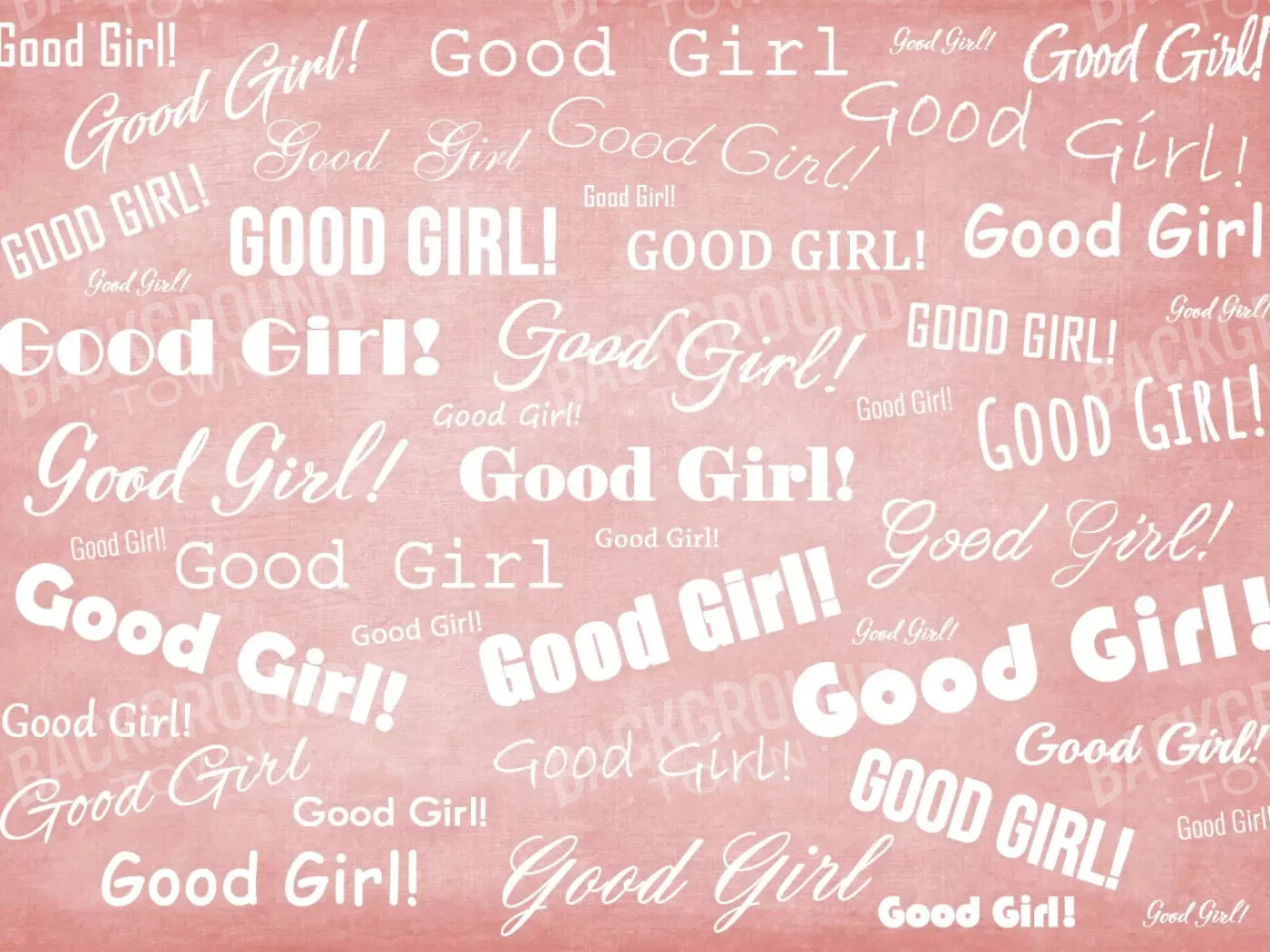 Good Girl! 6’8x5’ Fleece (80 x 60 inch) Backdrop