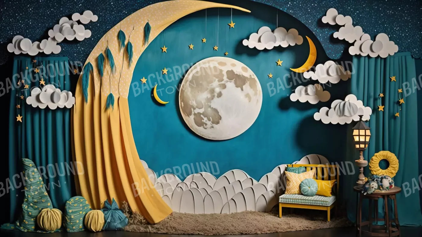 Goodnight Moon 14X8 Ultracloth ( 168 X 96 Inch ) Backdrop