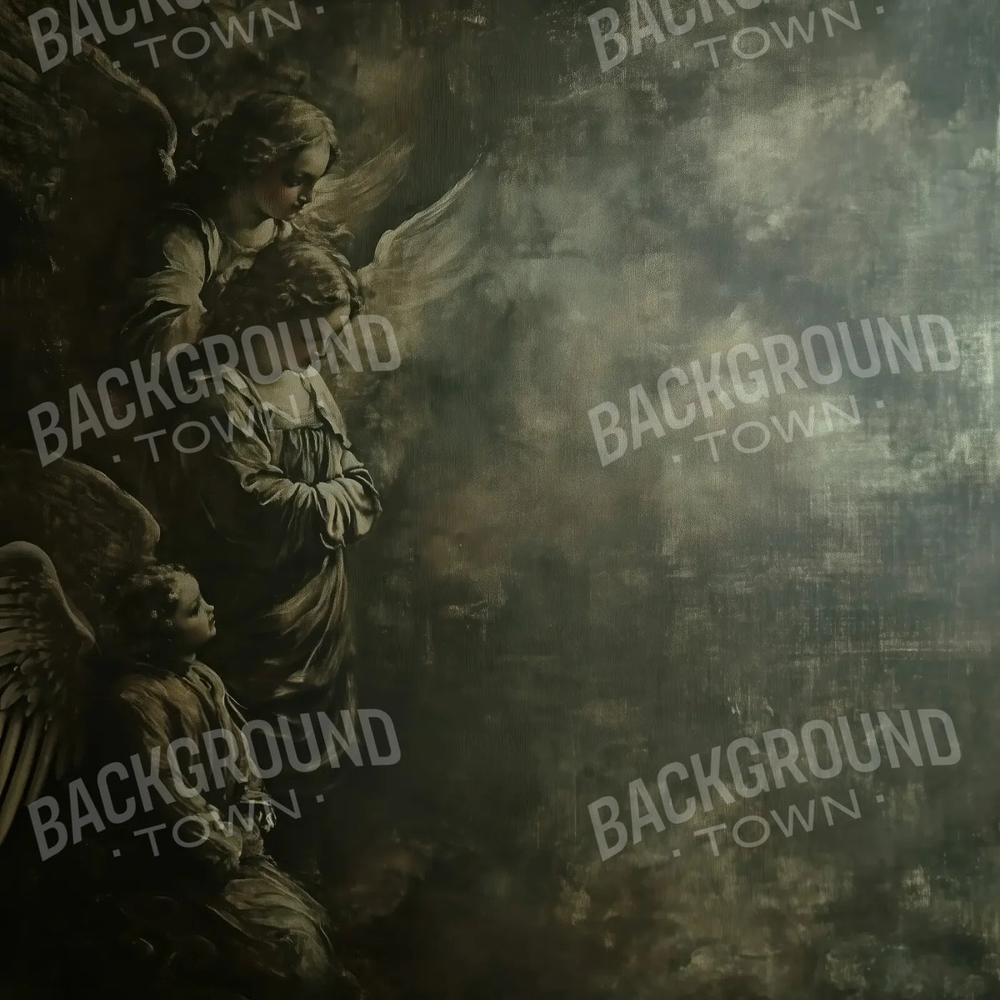 Gothic Angels2 10’x10’ UltraCloth (120 x 120 inch) Backdrop