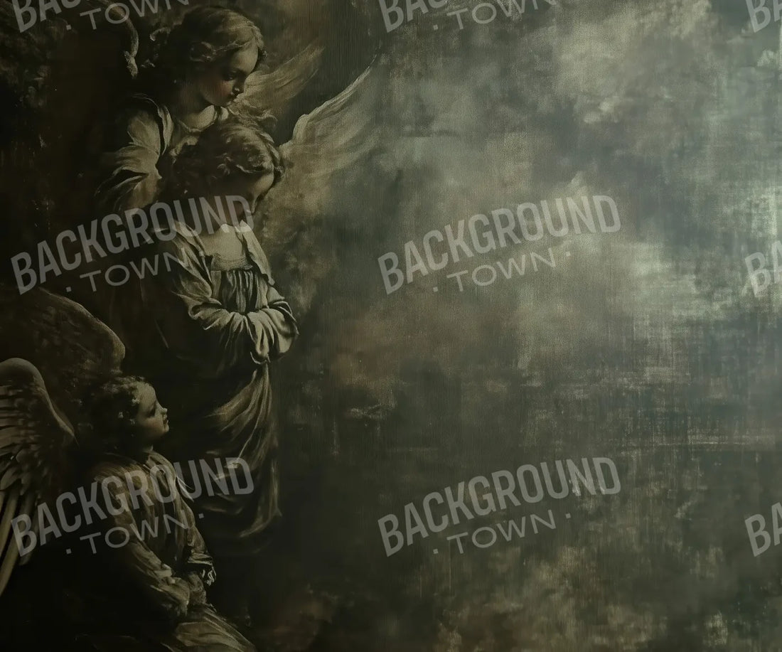 Gothic Angels2 5’x4’2 Fleece (60 x 50 inch) Backdrop