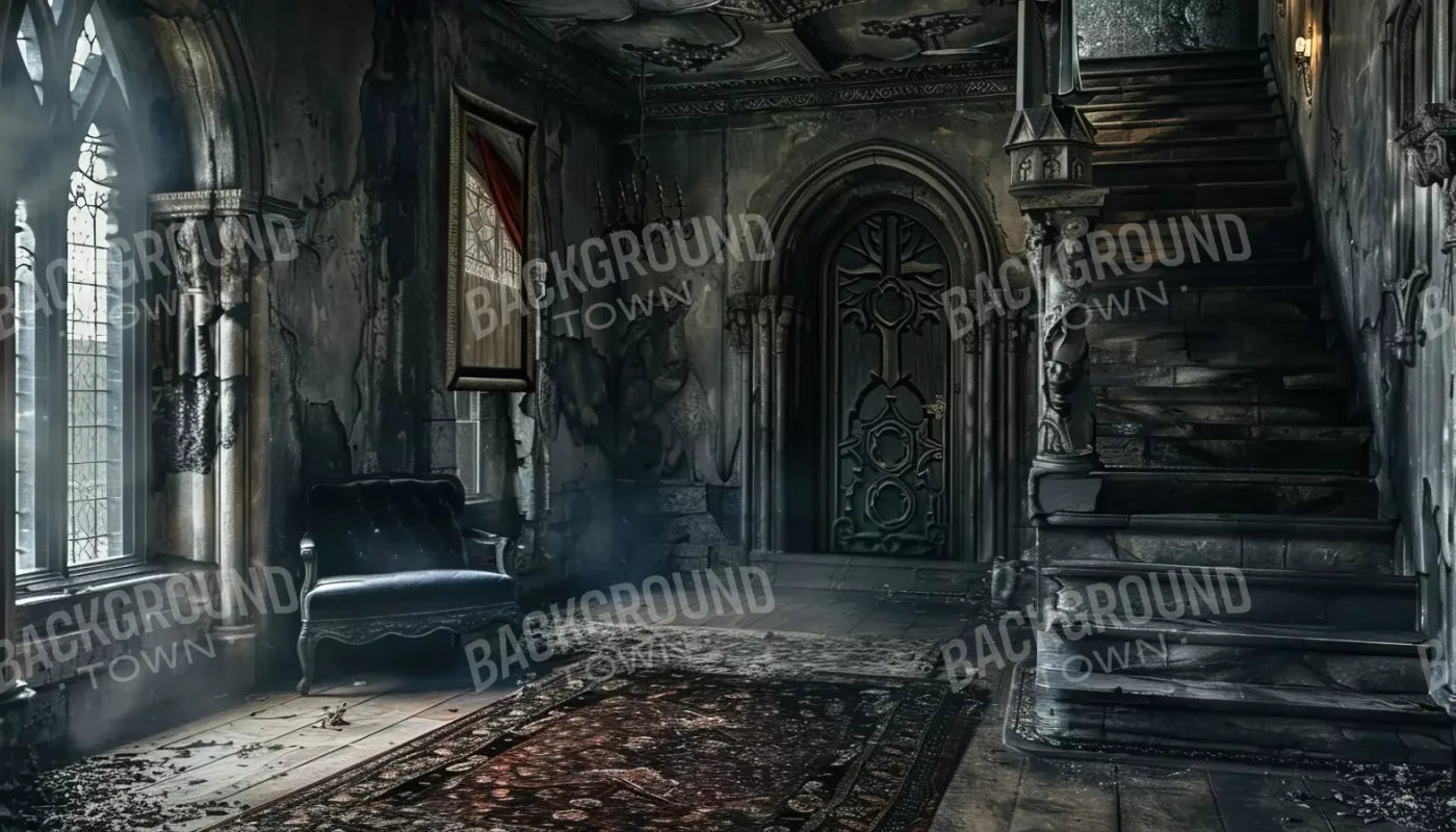 Gothic Entry 14’X8’ Ultracloth (168 X 96 Inch) Backdrop