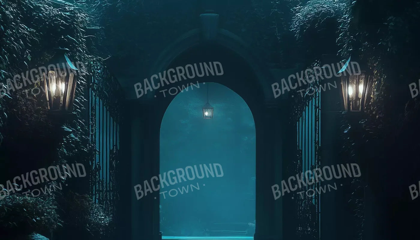 Gothic Garden I Horizontal 14’X8’ Ultracloth (168 X 96 Inch) Backdrop