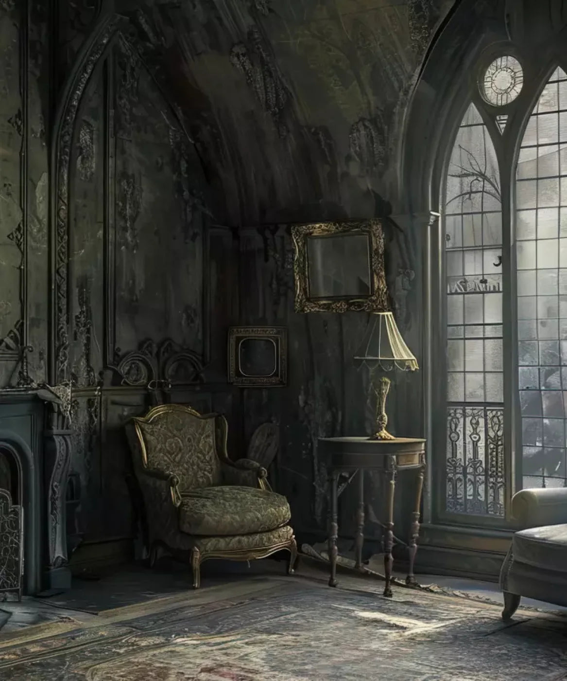 Gothic Living I 10’X12’ Ultracloth (120 X 144 Inch) Backdrop