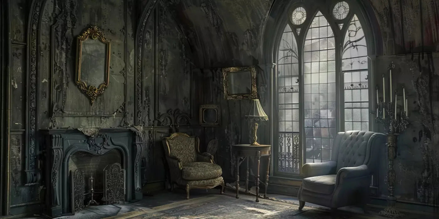 Gothic Living I 16’X8’ Ultracloth (192 X 96 Inch) Backdrop