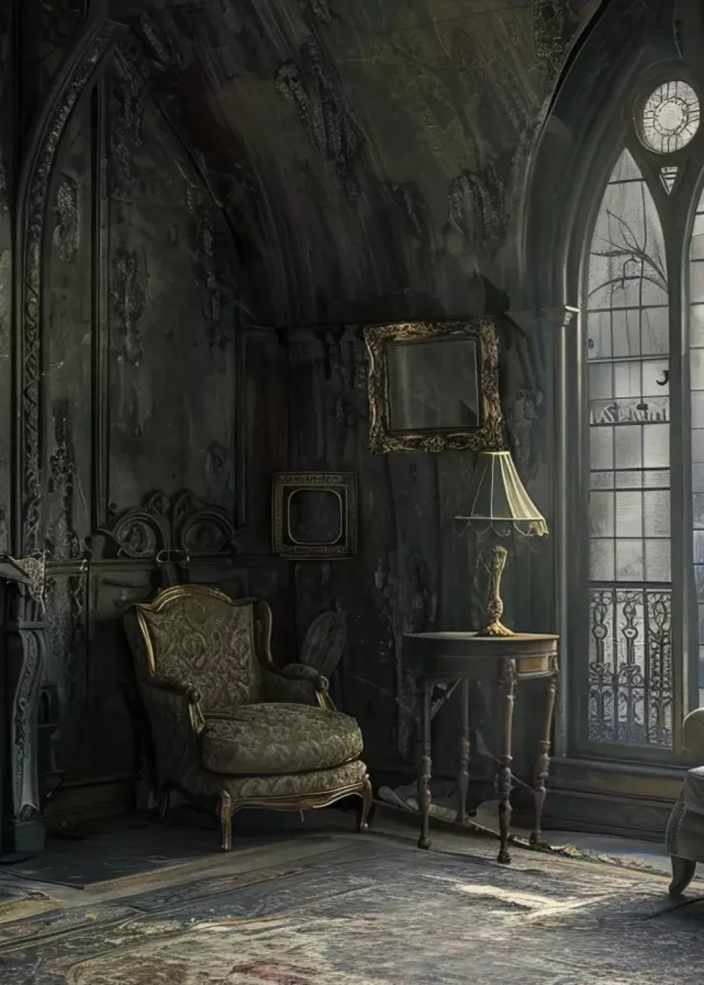 Gothic Living I 5’X7’ Ultracloth (60 X 84 Inch) Backdrop
