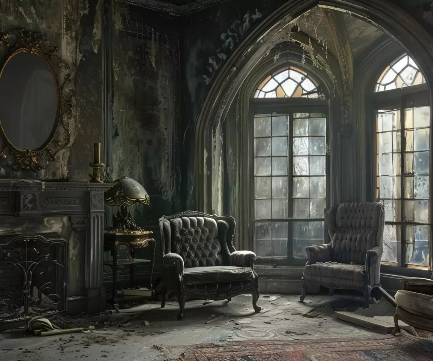 Gothic Living Ii 12’X10’ Ultracloth (144 X 120 Inch) Backdrop