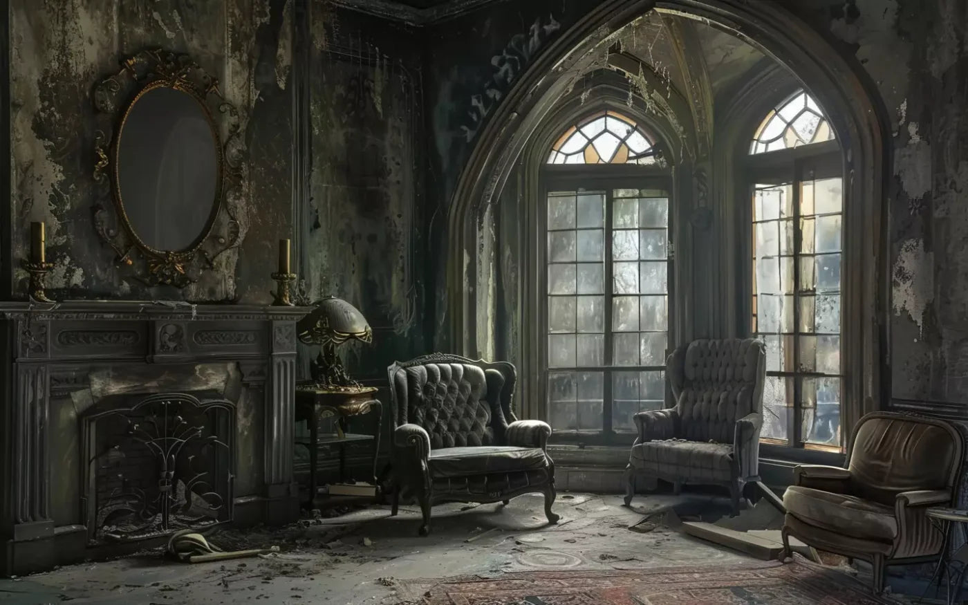 Gothic Living Ii 16’X10’ Ultracloth (192 X 120 Inch) Backdrop