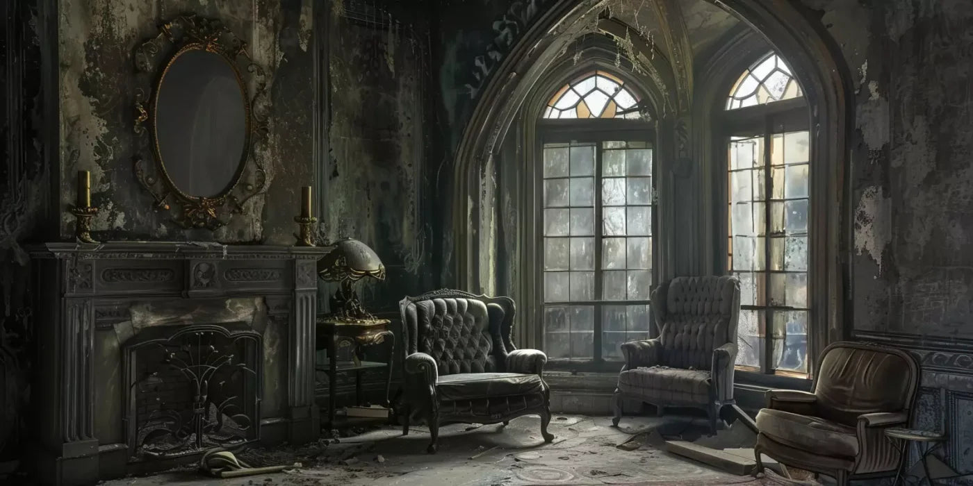 Gothic Living Ii 16’X8’ Ultracloth (192 X 96 Inch) Backdrop