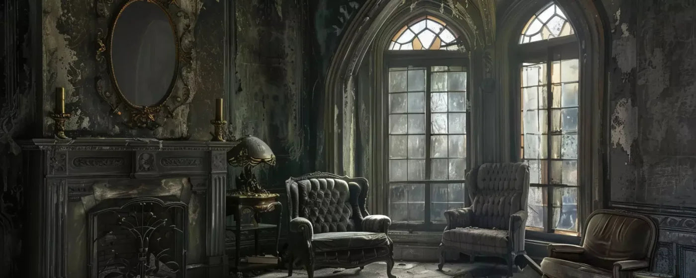 Gothic Living Ii 20’X8’ Ultracloth (240 X 96 Inch) Backdrop