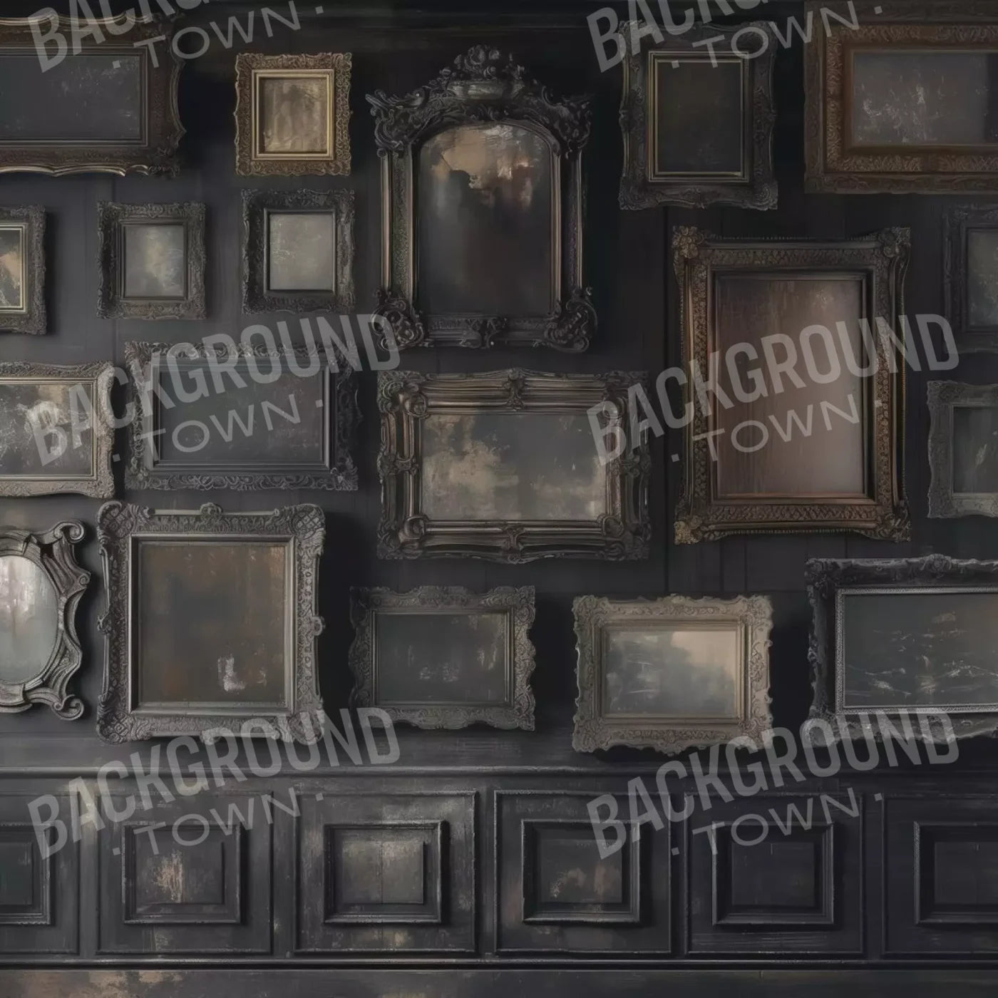 Gothic Victorian Wall I 8’X8’ Fleece (96 X Inch) Backdrop