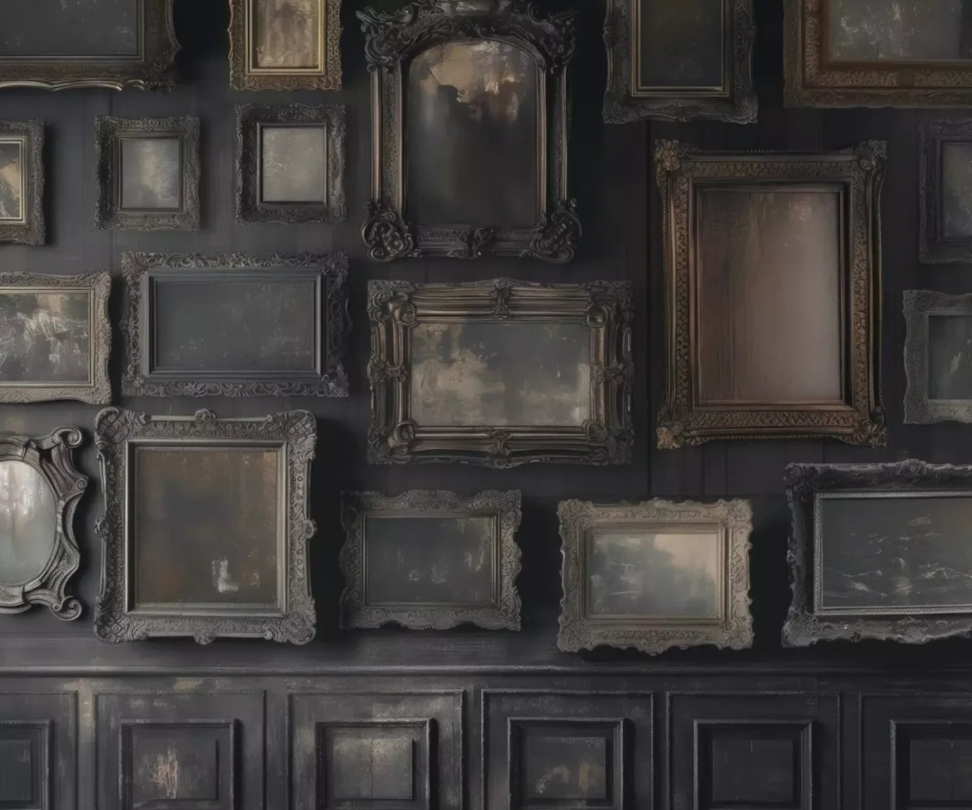 Gothic Victorian Wall I 12’X10’ Ultracloth (144 X 120 Inch) Backdrop