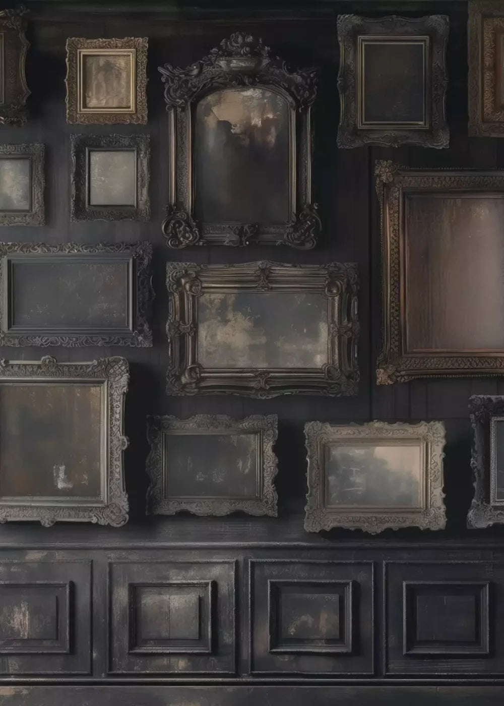 Gothic Victorian Wall I 5’X7’ Ultracloth (60 X 84 Inch) Backdrop