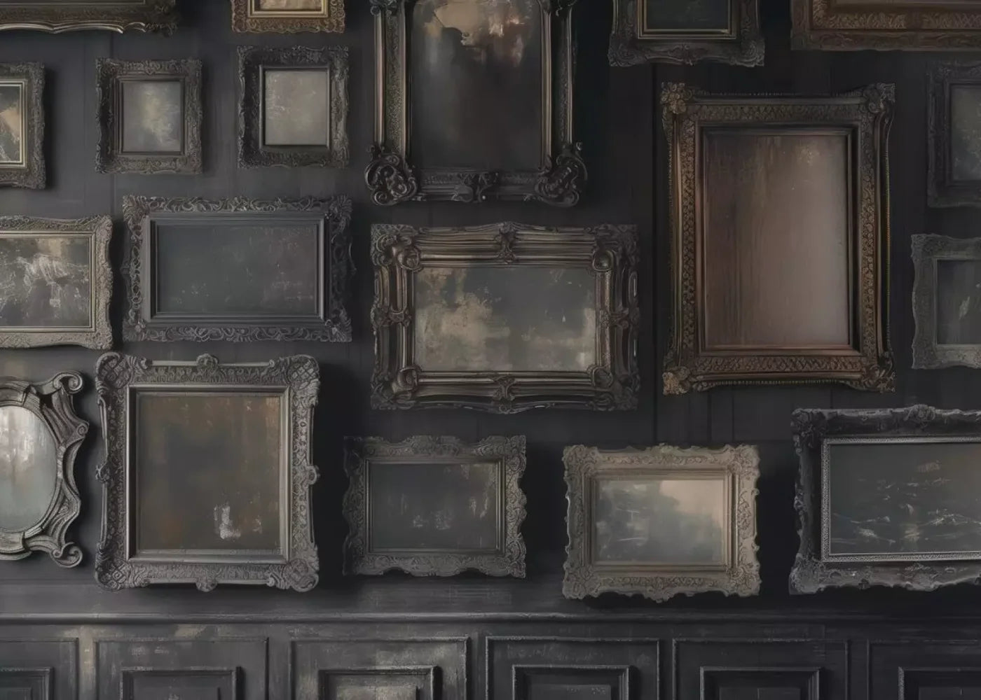 Gothic Victorian Wall I 7’X5’ Ultracloth (84 X 60 Inch) Backdrop