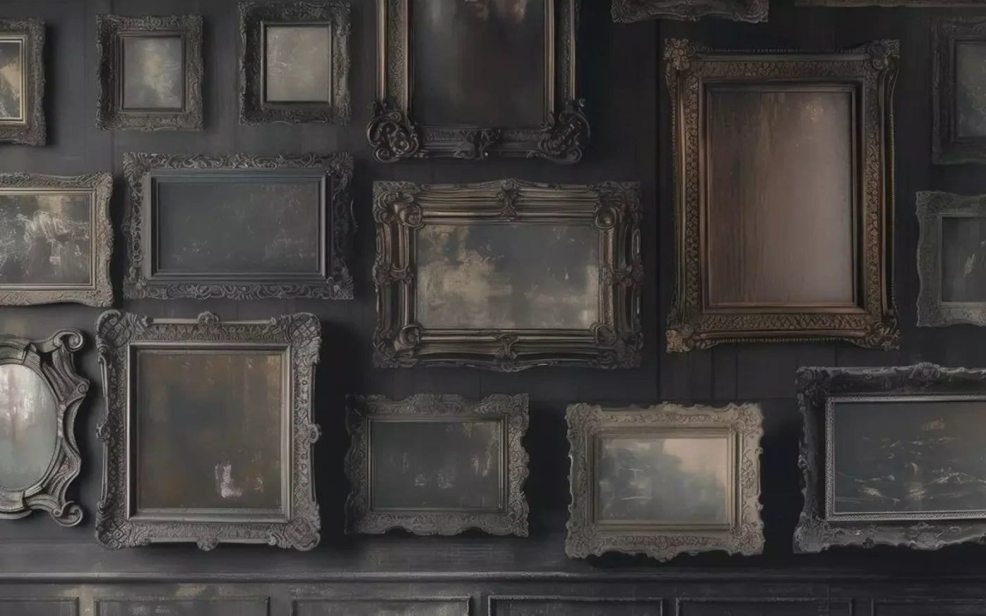 Gothic Victorian Wall I 8’X5’ Ultracloth (96 X 60 Inch) Backdrop