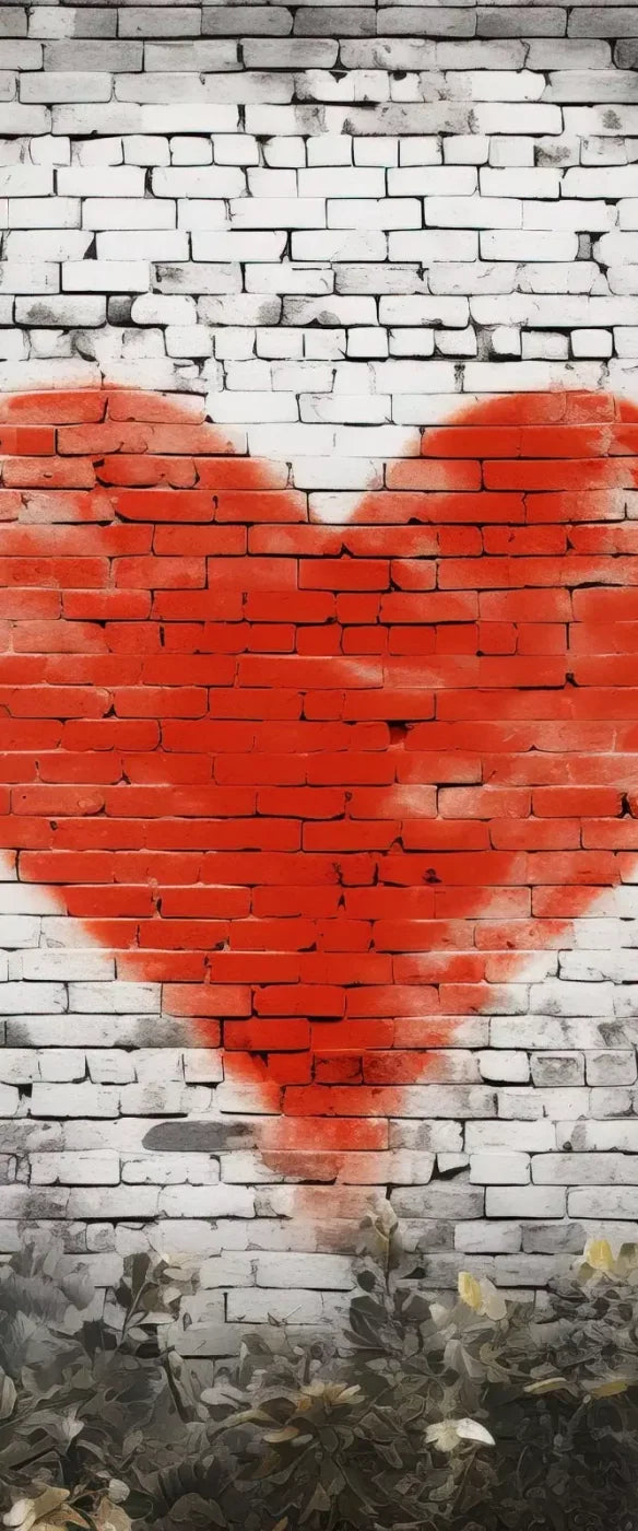 Graffitti Heart I Backdrop