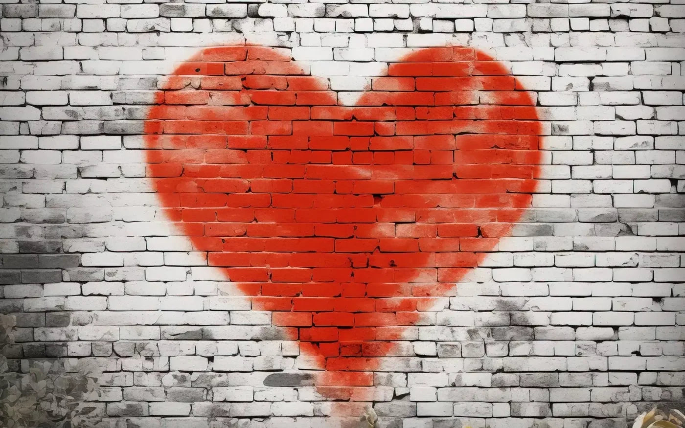 Graffitti Heart I 16’X10’ Ultracloth (192 X 120 Inch) Backdrop