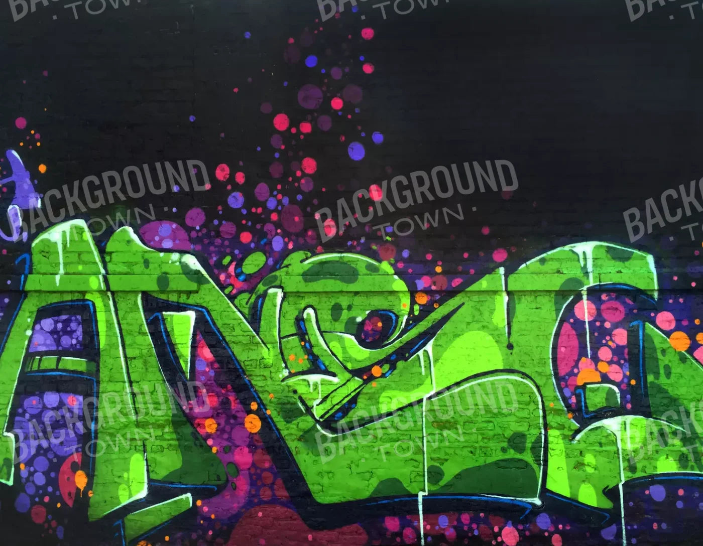 Graffiti3 8X6 Fleece ( 96 X 72 Inch ) Backdrop
