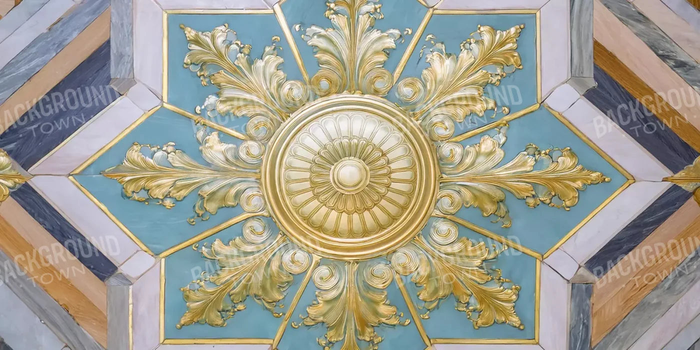 Grand Ballroom Medallion Ii 16’X8’ Ultracloth (192 X 96 Inch) Backdrop