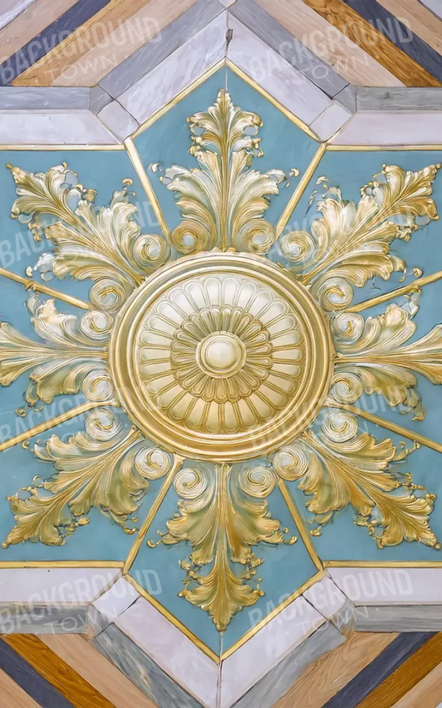 Grand Ballroom Medallion Ii 5’X8’ Ultracloth (60 X 96 Inch) Backdrop