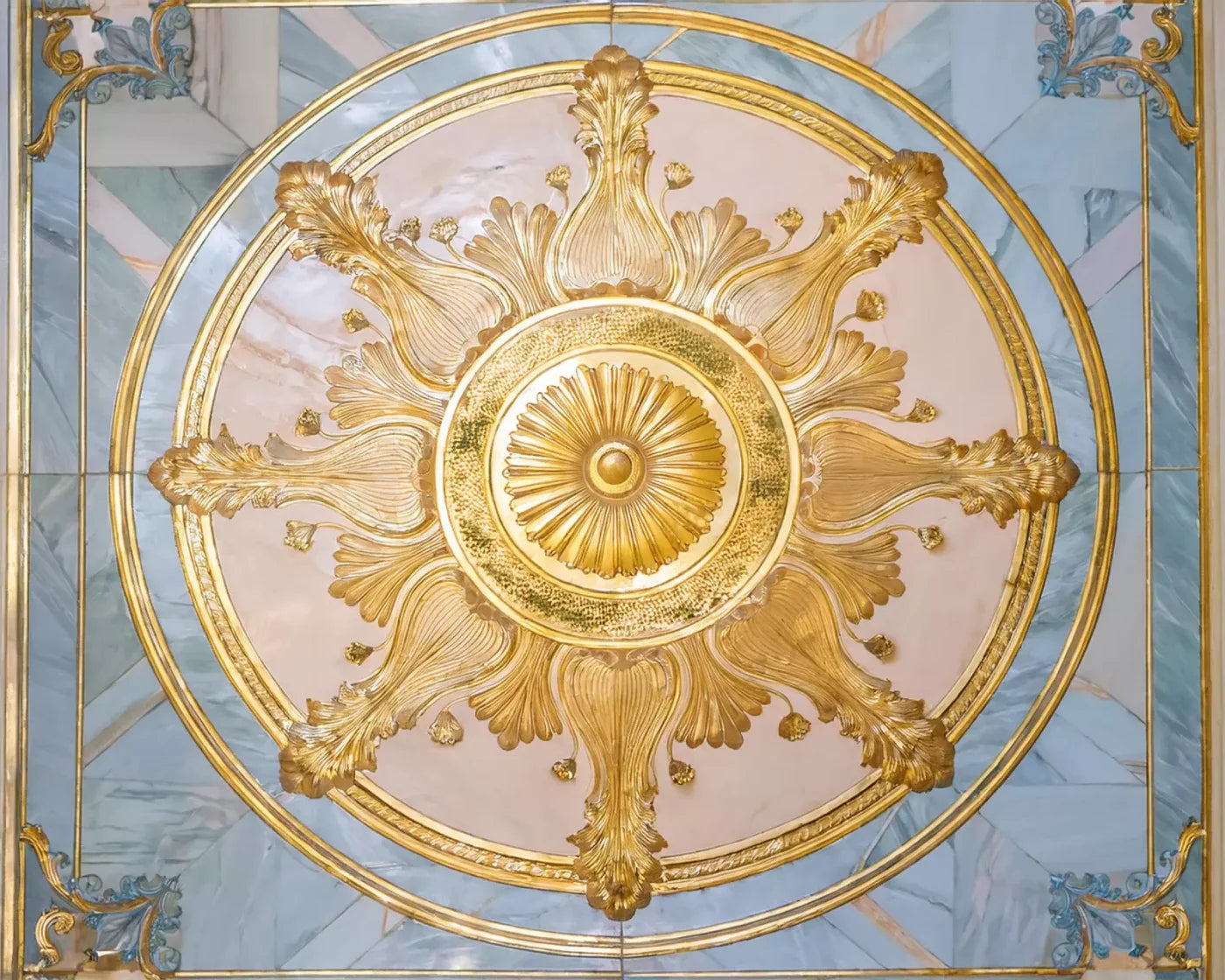 Grand Ballroom Medallion Iii 5’X4’ Rubbermat Floor (60 X 48 Inch) Backdrop