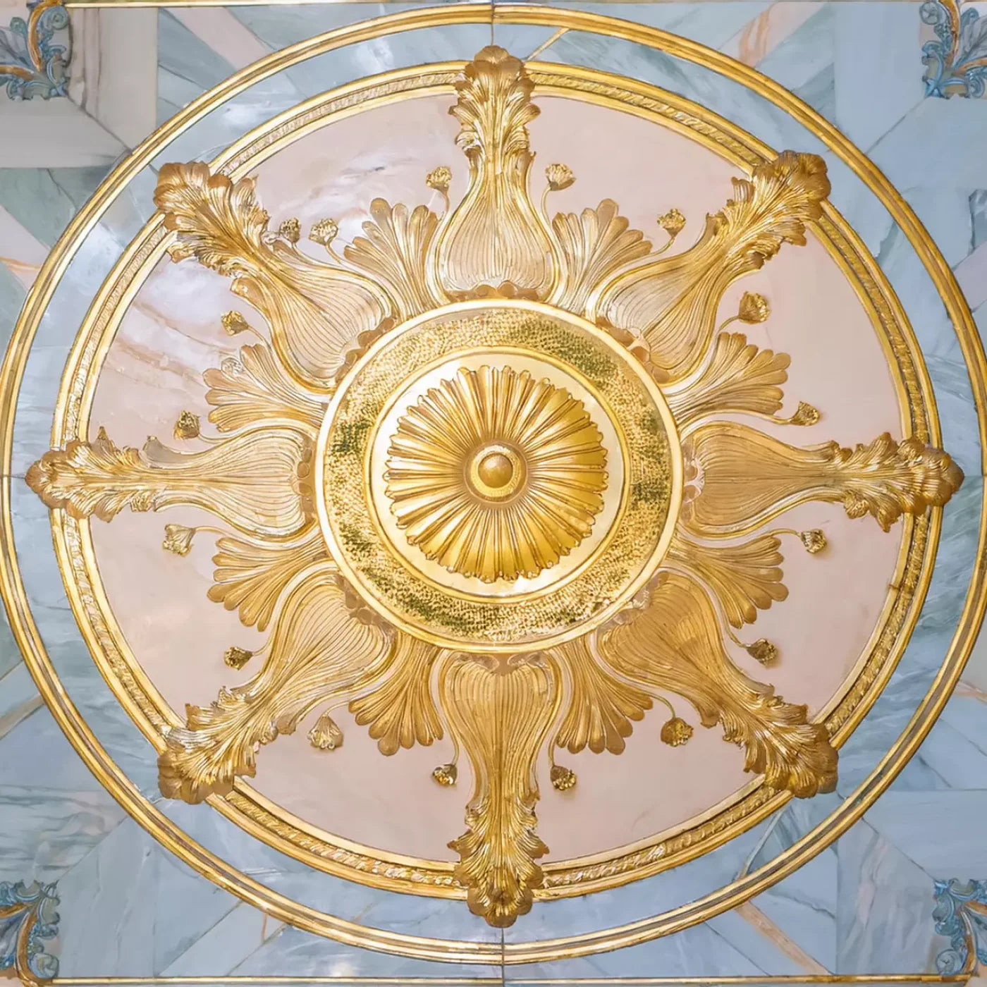 Grand Ballroom Medallion Iii 5’X5’ Rubbermat Floor (60 X Inch) Backdrop
