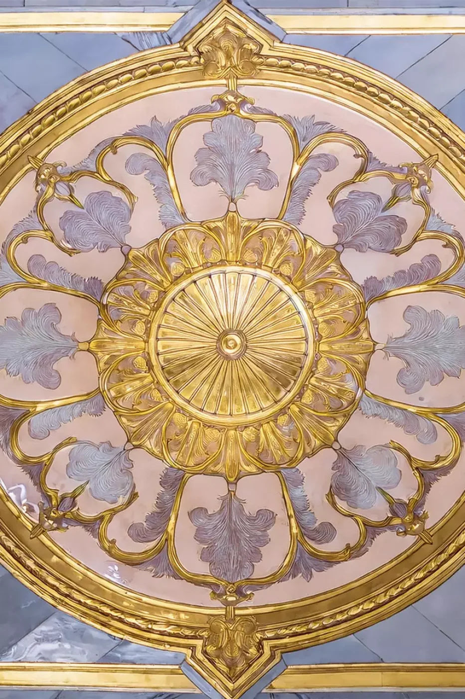 Grand Ballroom Medallion Rubbermat Floor