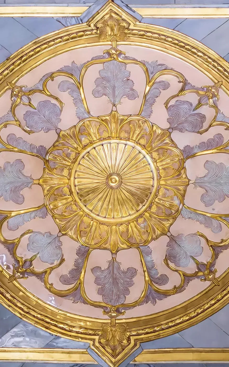 Grand Ballroom Medallion 10’X16’ Ultracloth (120 X 192 Inch) Rubbermat Floor