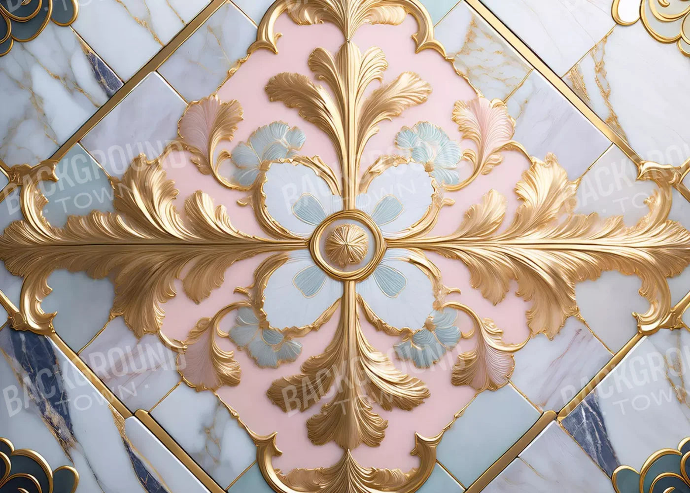 Grand Castle Floor V 7’X5’ Rubbermat (84 X 60 Inch)