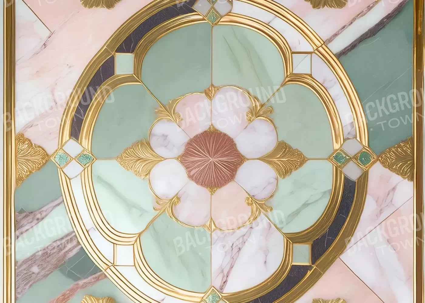 Grand Castle Floor Iv 7’X5’ Rubbermat (84 X 60 Inch)