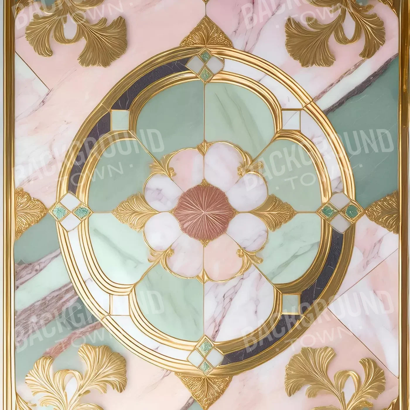 Grand Castle Floor Iv 8’X8’ Rubbermat (96 X Inch)