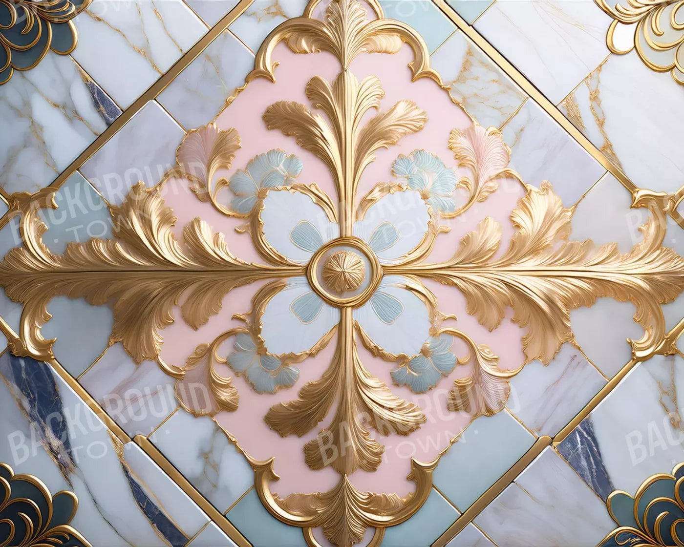 Grand Castle Floor V 10’X8’ Rubbermat (120 X 96 Inch)