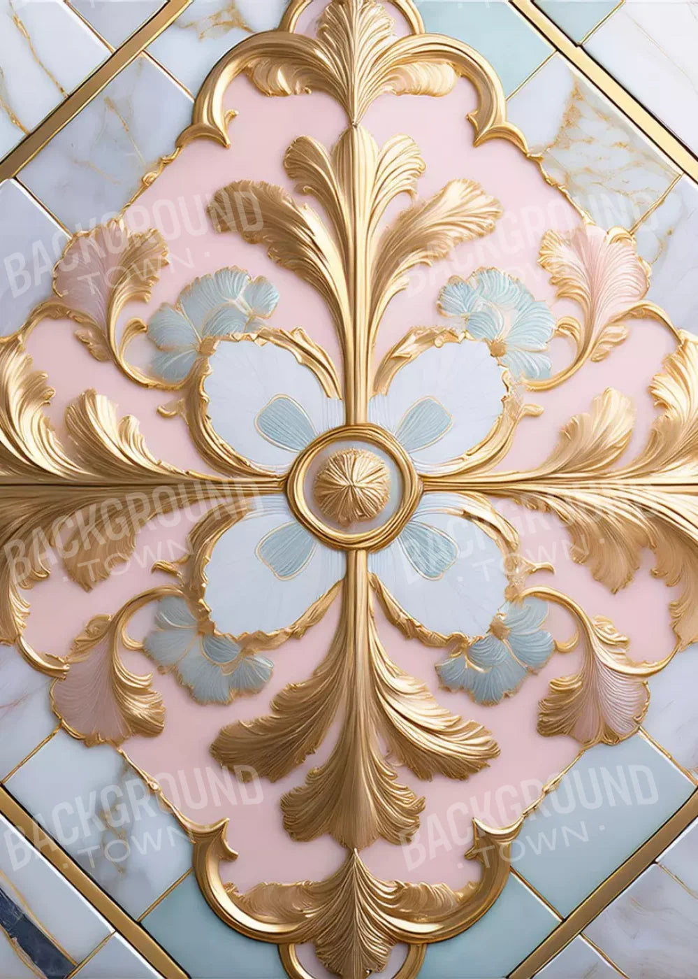 Grand Castle Floor V 5’X7’ Rubbermat (60 X 84 Inch)