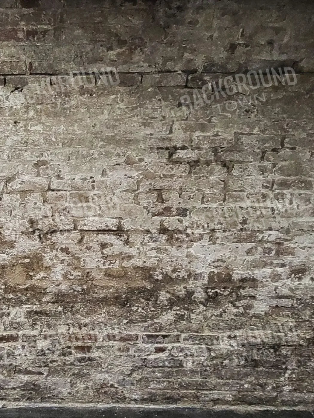 Gray Brick Wall 5’x6’8 Fleece (60 x 80 inch) Backdrop