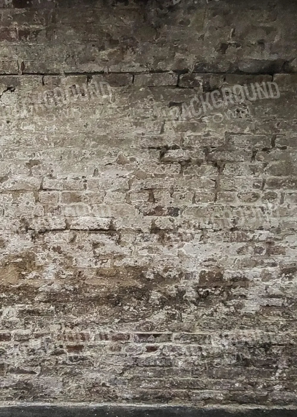 Gray Brick Wall 5’x7’ UltraCloth (60 x 84 inch) Backdrop