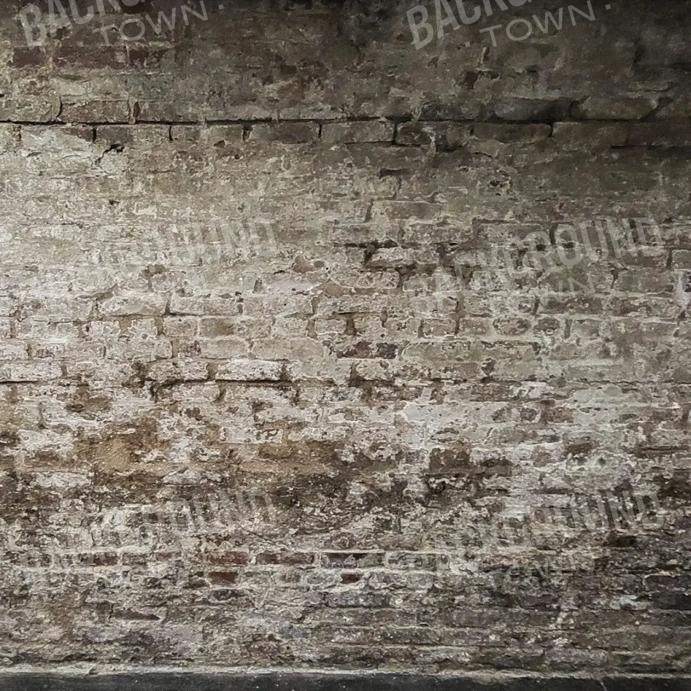 Gray Brick Wall 8’x8’ Fleece (96 x 96 inch) Backdrop