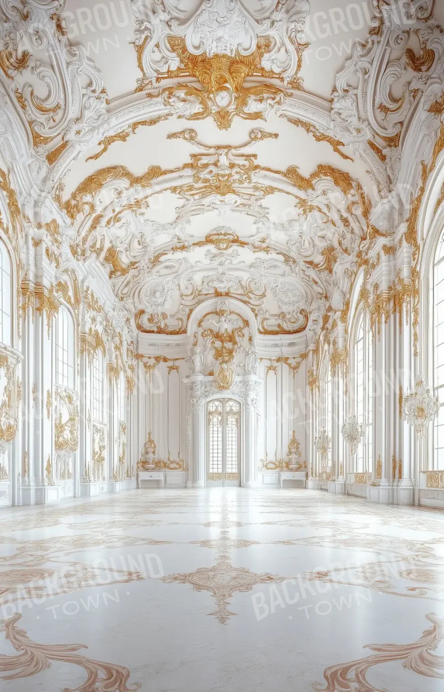 Grecian Castle 9’x14’ UltraCloth (108 x 168 inch) Backdrop