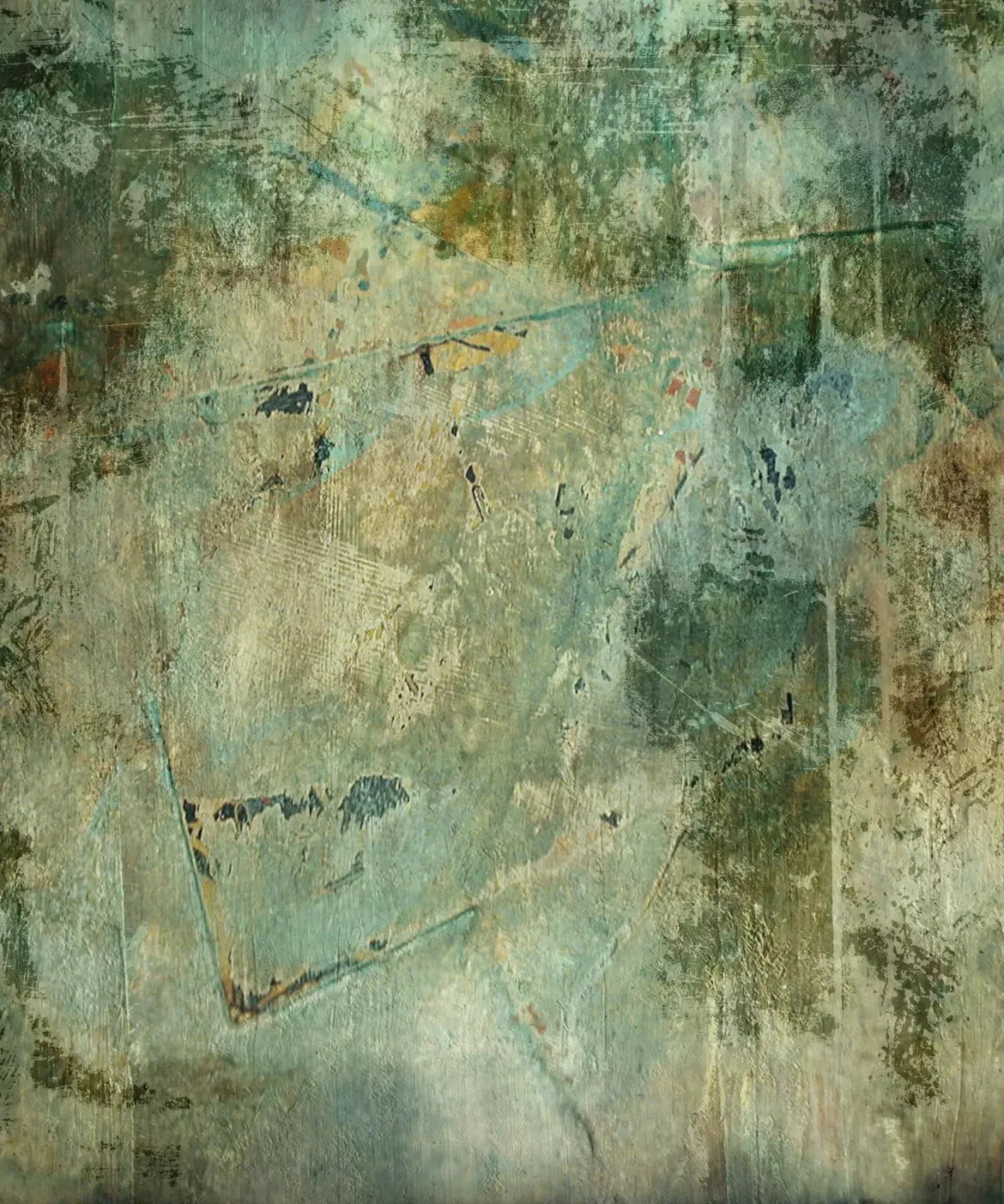 Green Urban Grunge Backdrop for Photography