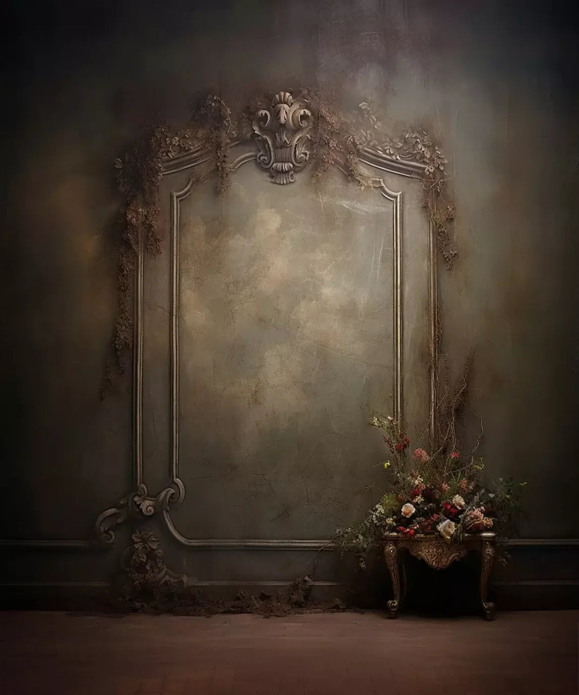 Black Elegant Fine Art Backdrop for Photography