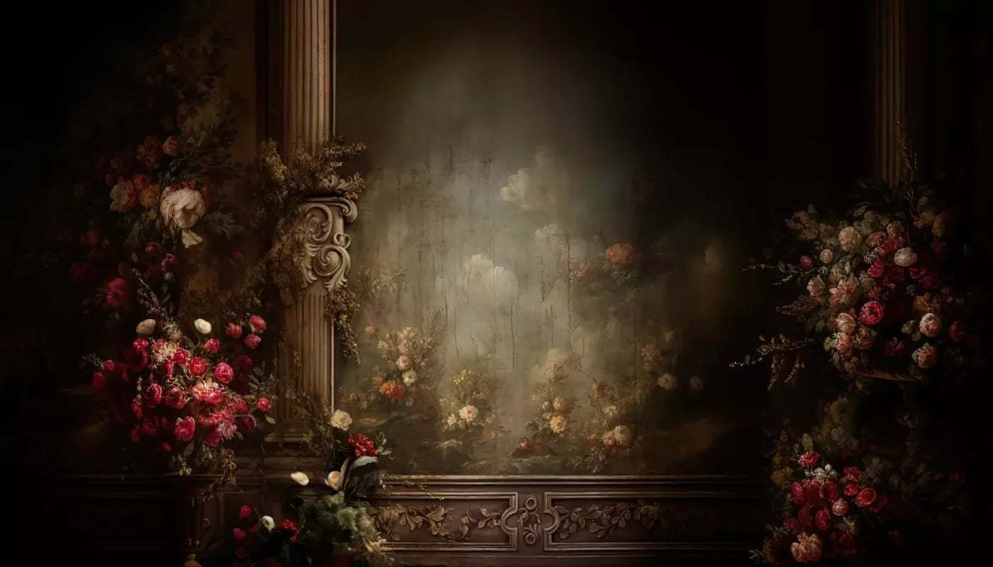 Greco Wall Iii Landscape 14’X8’ Ultracloth (168 X 96 Inch) Backdrop