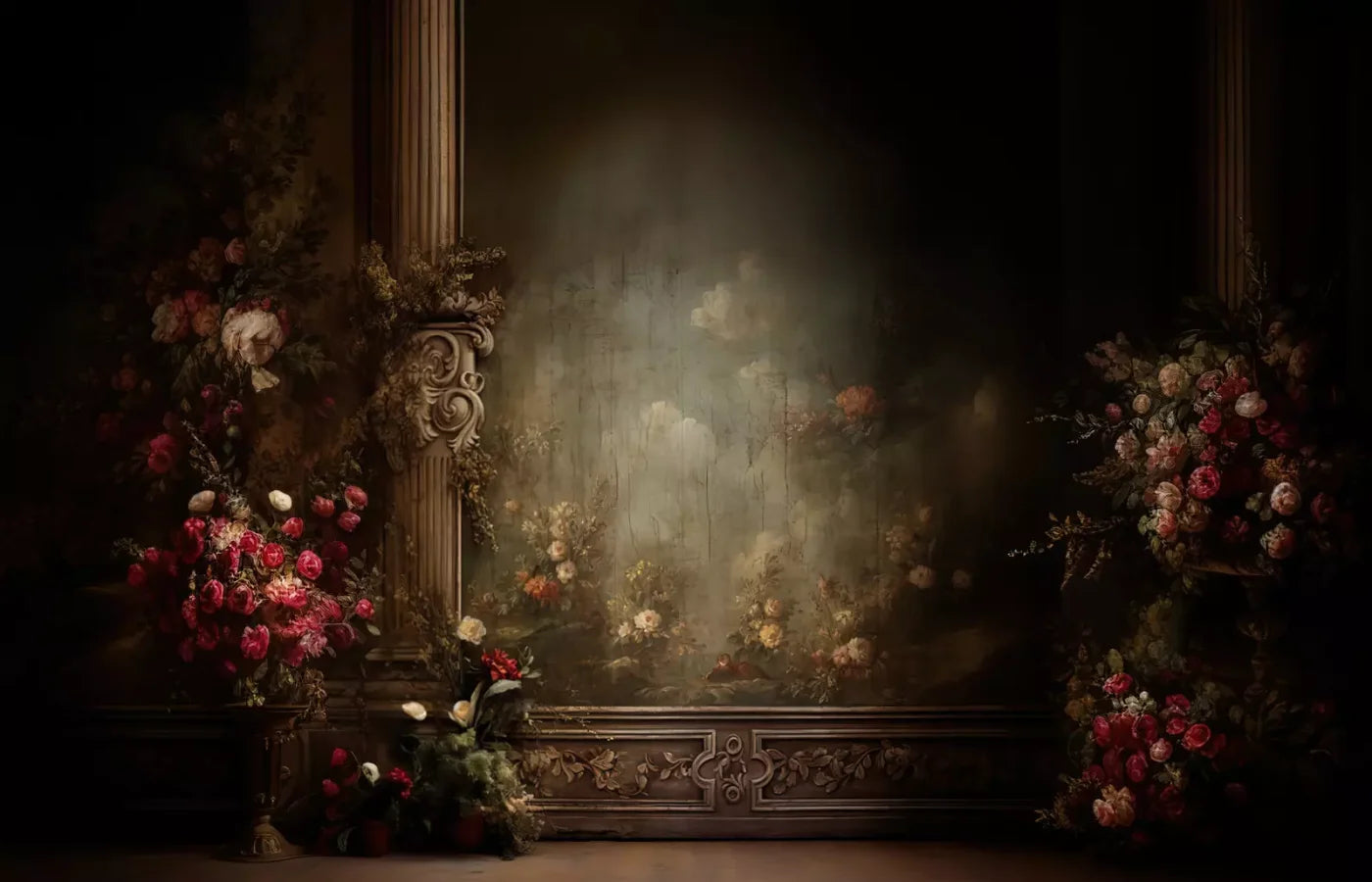 Greco Wall Iii Landscape 14’X9’ Ultracloth (168 X 108 Inch) Backdrop