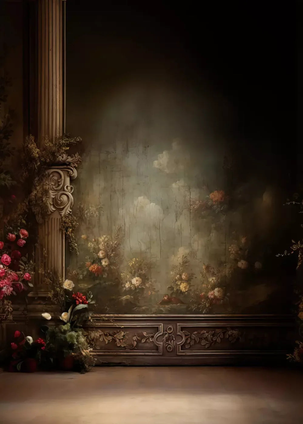 Greco Wall Iii Landscape 5’X7’ Ultracloth (60 X 84 Inch) Backdrop