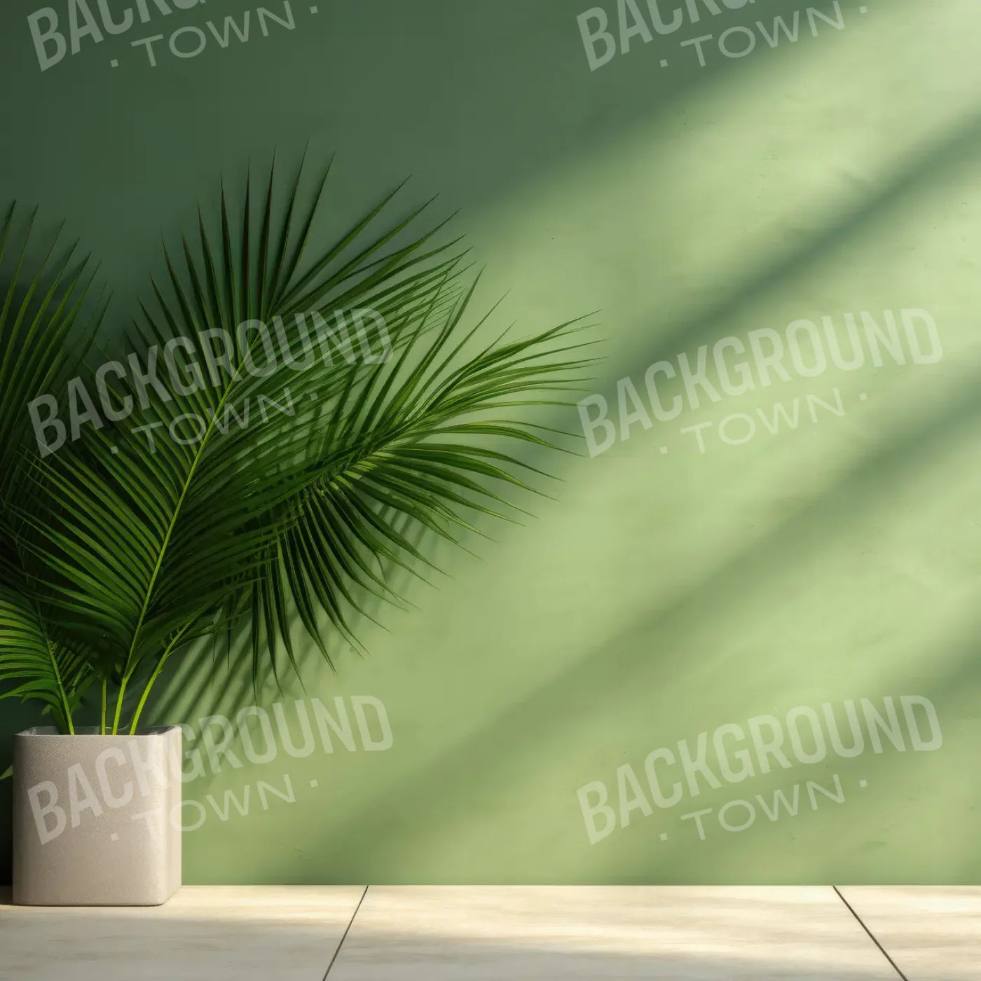 Green Palms 10’x10’ UltraCloth (120 x 120 inch) Backdrop
