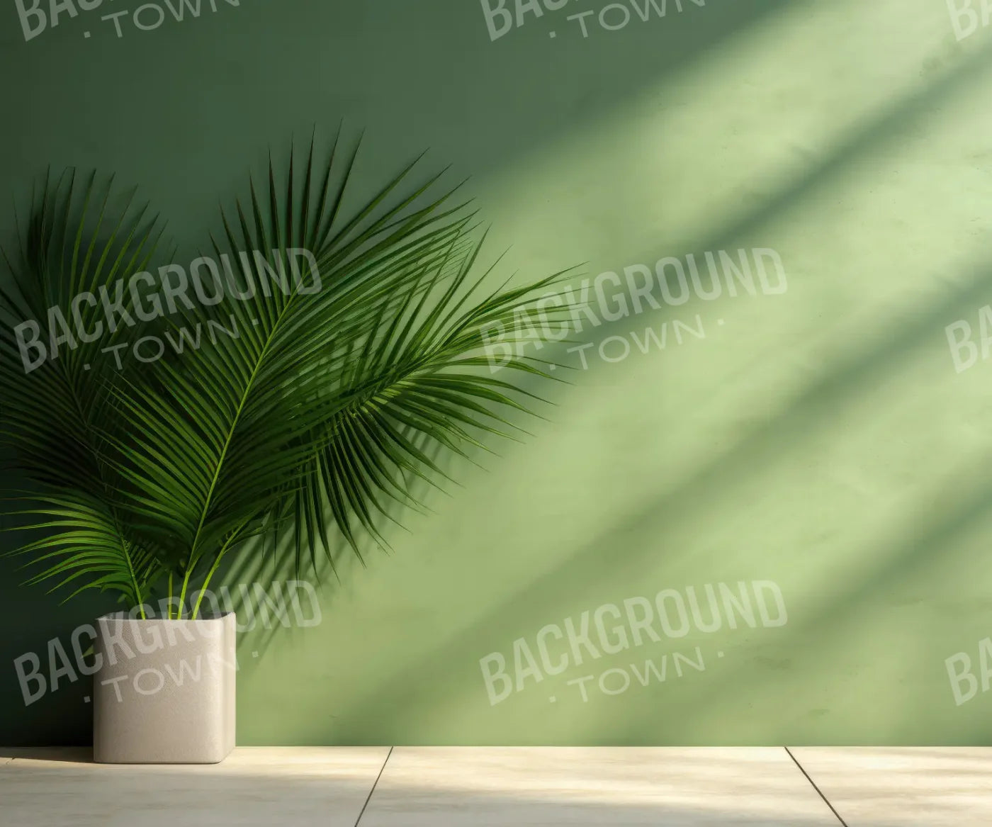 Green White Backdrop for Photography