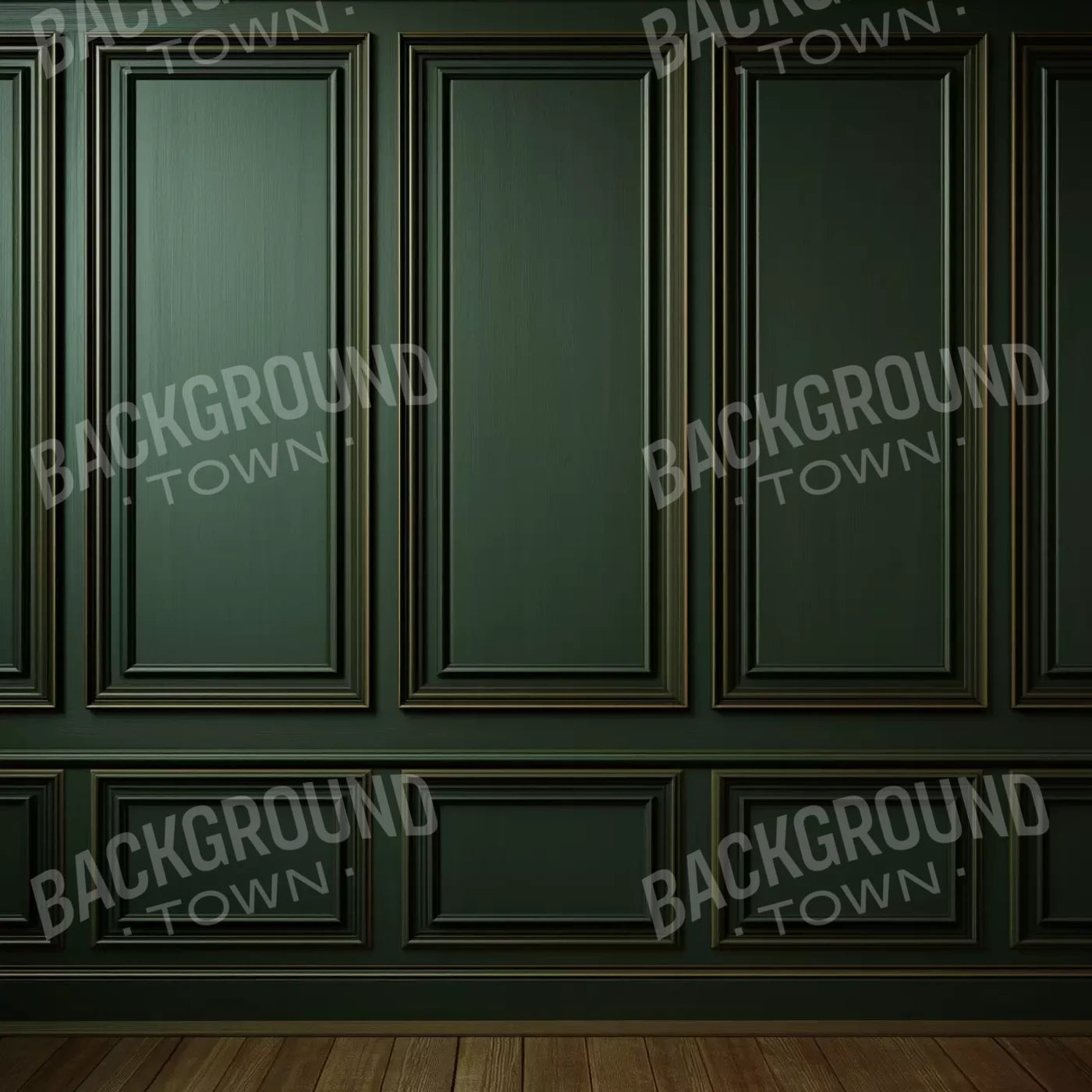 Green Panel Wall 3 10’X10’ Ultracloth (120 X Inch) Backdrop