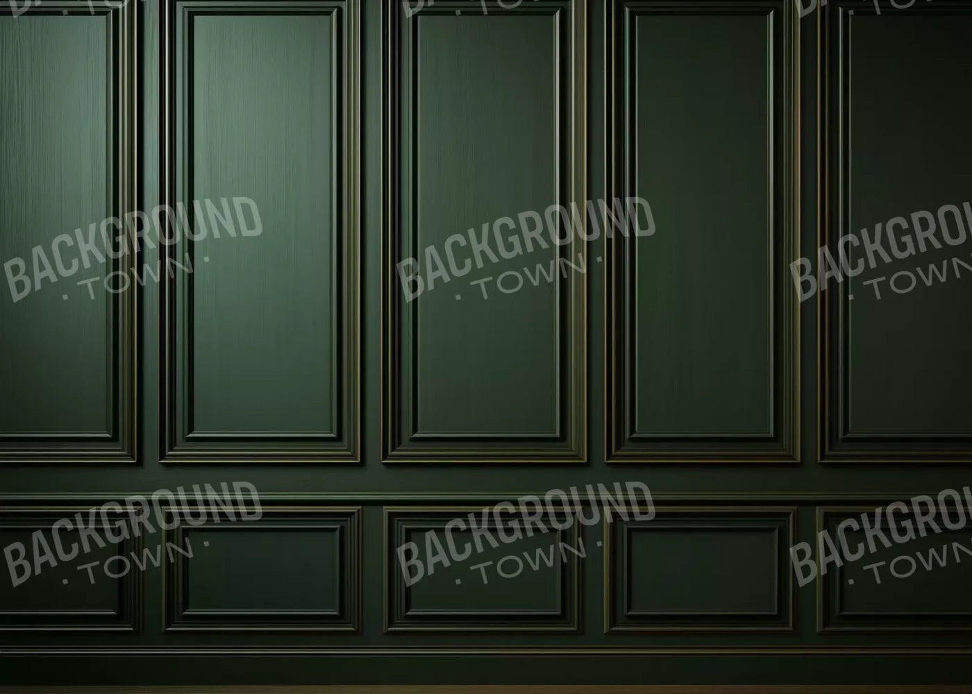 Green Panel Wall 3 7’X5’ Ultracloth (84 X 60 Inch) Backdrop